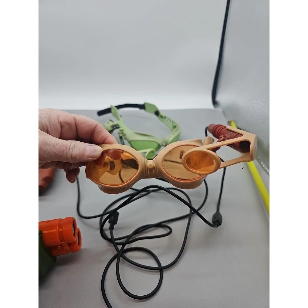 Lazer Tag 2004 Tiger Electronics Green Orange Team Ops Lot Laser Guns Goggles